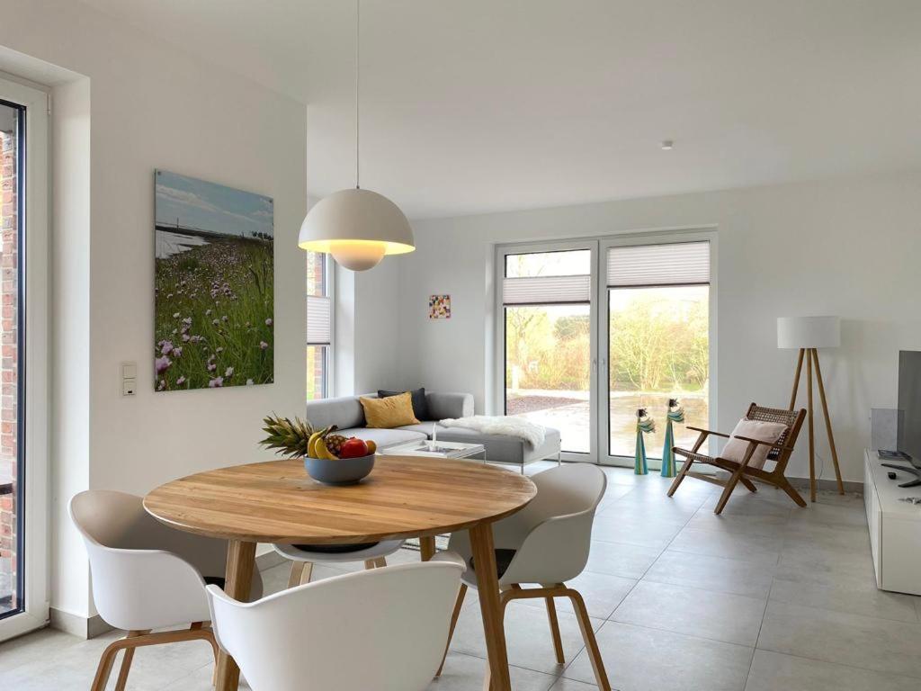 Ferienwohnung Hein Am Nordseedeich Butjadingen Extérieur photo